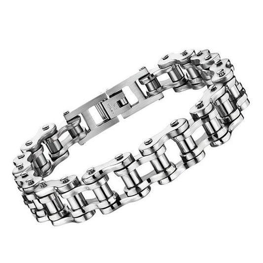 Bracelet pour homme - Acier -Chaine de moto