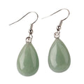 Boucles d'oreilles pierre naturelle goutte A