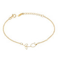 Bracelet souple pour femme maille fleur