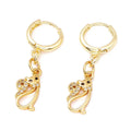 Boucles d'oreilles chaton